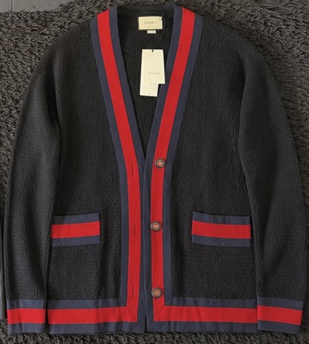 Gucci web cardigan - web, tweed