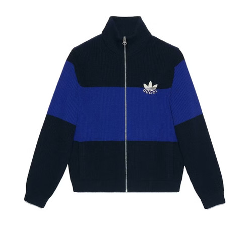 Gucci adidas wool zip - x, jacket