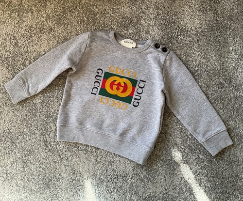 Gucci baby sweatshirt grey - baby,