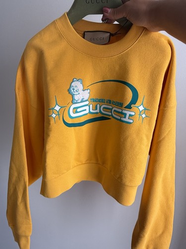 Gucci cotton crop jersey - gucci,