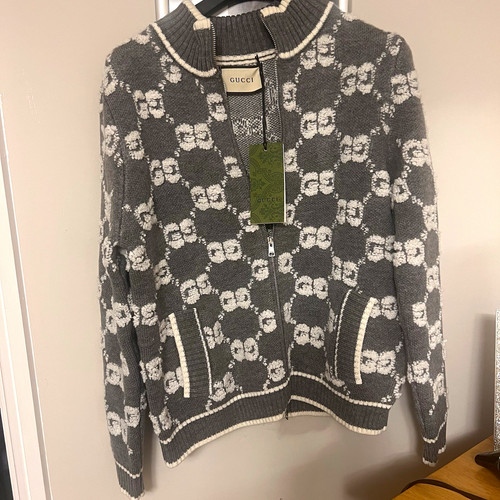 Gucci men logo knit - men's, gg