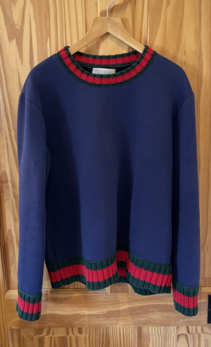 Mens gucci blue neoprene web - mens,