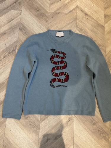 Gucci kingsnake jacquard wool - gucci,