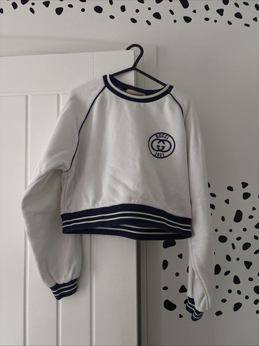 Gucci cropped sweatshirt size - gucci,