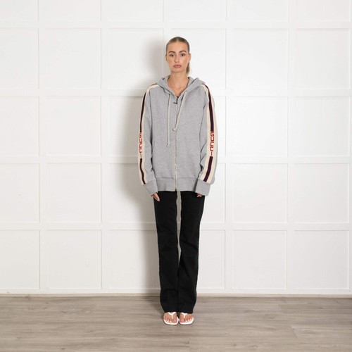 Gucci grey hoodie with - gucci,